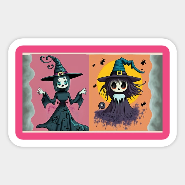 Witches' Night Out Sticker by Tee Trendz